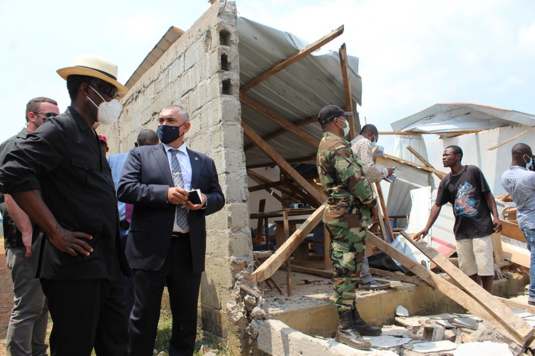 Casi 100 muertos por las explosiones de Bata, que se debieron a un “descuido”